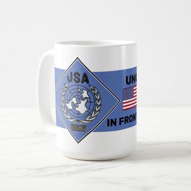 Taza De Café UNCSB JSA Mug - Trazo (Anverso izquierdo)