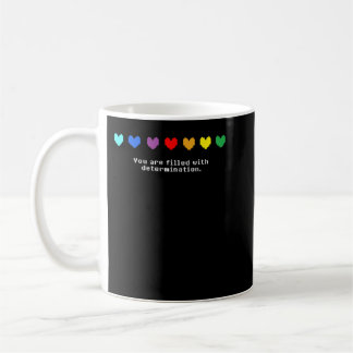 Taza De Café Undertale - Estás lleno de determinación. 