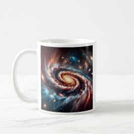 Taza De Café Une galaxie en spirale au fin fond de l'univers.