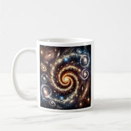 Taza De Café Une galaxie en spirale emporte votre regard.