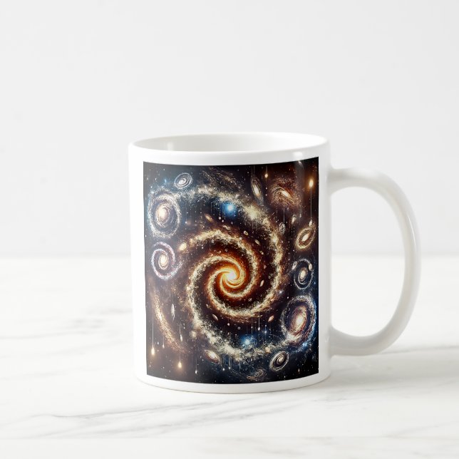 Taza De Café Une galaxie en spirale emporte votre regard. (Derecha)