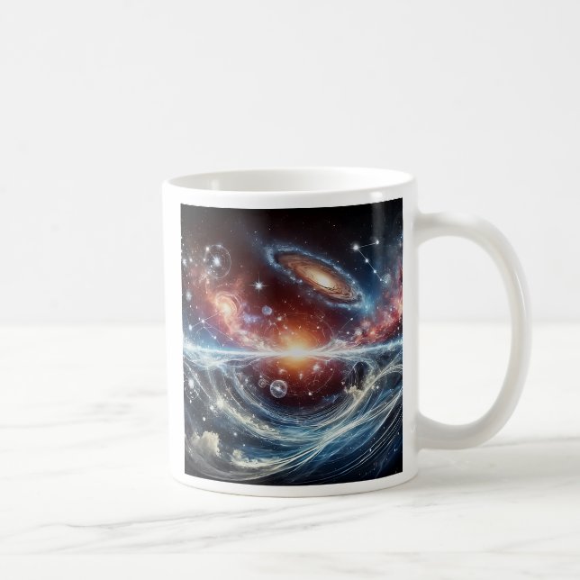 Taza De Café Une galaxie en spirale  tellement lumineuse. (Derecha)