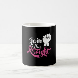 Taza De Café Únete a la Lucha Apoya la Conciencia del Cáncer de
