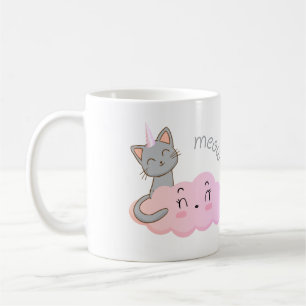 Taza De Café unicat cloud meow mug