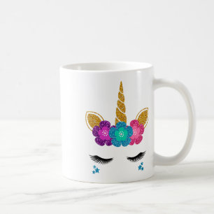 Taza De Café Unicorn Enfrenta Idea De Disfraces De Halloween Y