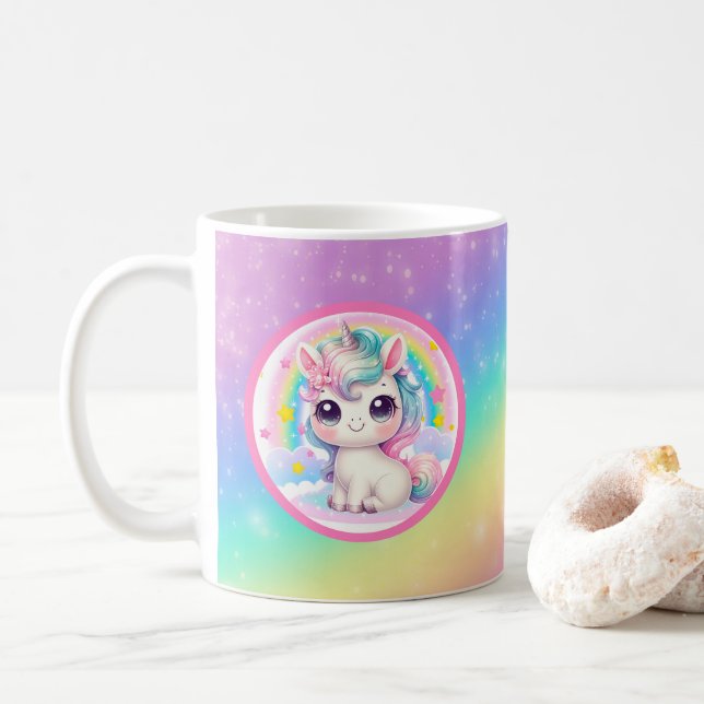 Taza De Café Unicornio (Con donut)