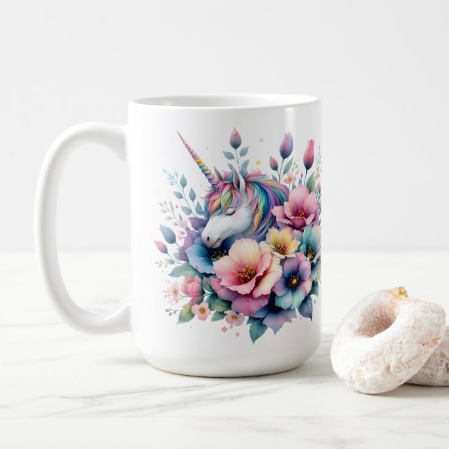 Taza De Café Unicornio (Con donut)