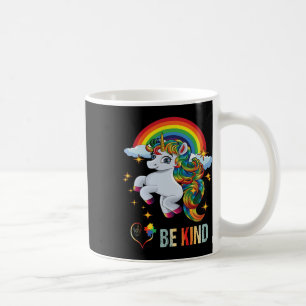 Taza De Café Unicornio de Conciencia del Autismo Sé Amable Seña