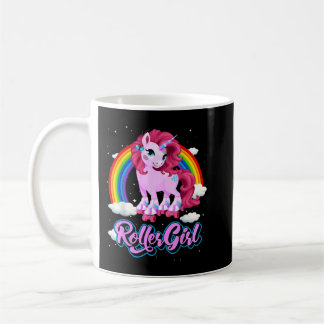 Taza De Café Unicornio de patinaje de estilo 70's 80s Chica de 