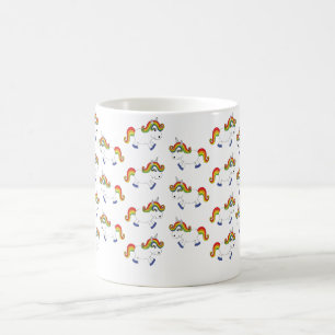 Taza De Café Unicornio del arco iris
