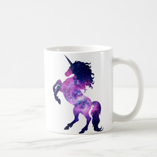 Taza De Café Unicornio del espacio (Derecha)