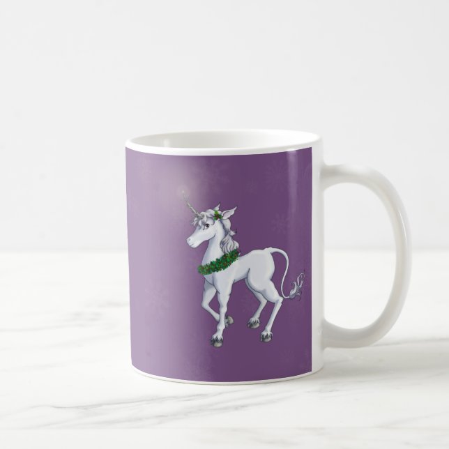 Taza De Café Unicornio del navidad (Derecha)