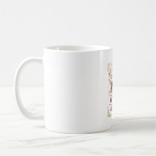 Taza De Café Unicornio en Flor Diseño Elegante de Zazzle_1