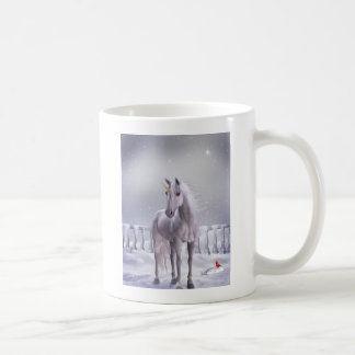 Taza De Café Unicornio en la Nieve