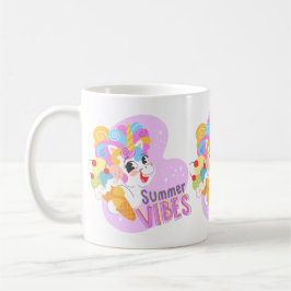 Taza De Café Unicornio lindo con helado