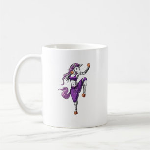 Taza De Café Unicornio Ninja Karate Kickboxing Muay Thai Artes 