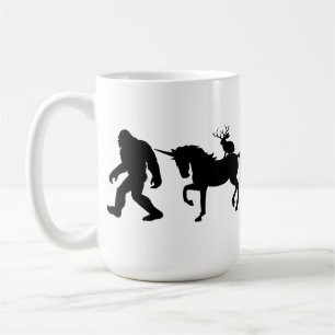 Taza De Café Unicornio, Pie Grande y Jackalope