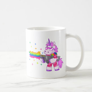 Taza De Café Unicornio púrpura - arma
