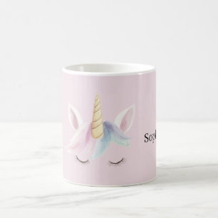 Taza De Café Unicornio Rosa Azul Púrpura