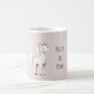Taza De Café Unicornio Rosa Precioso