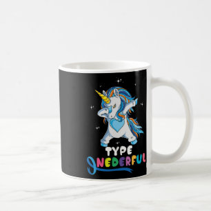 Taza De Café Unicornio Tipo Onederful Dub Conciencia de la Diab