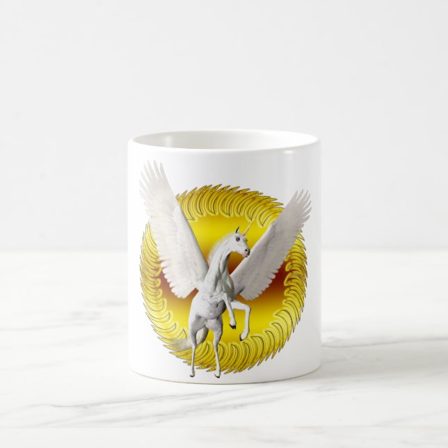 Taza De Café Unicornio volador (Centro)