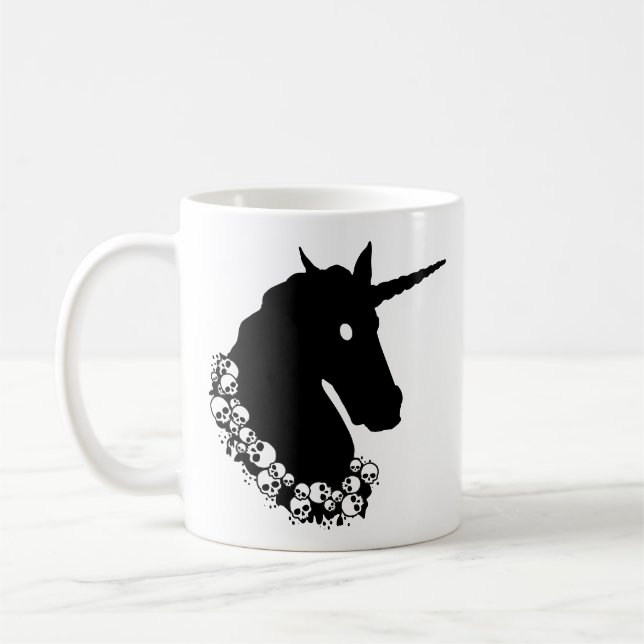 Taza De Café Unicornio Zombi (Izquierda)