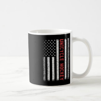 Taza De Café Unicycle Hockey American Flag 4th Of July Women Me
