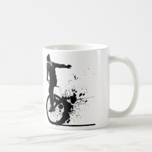 Taza De Café Unicycle urbano
