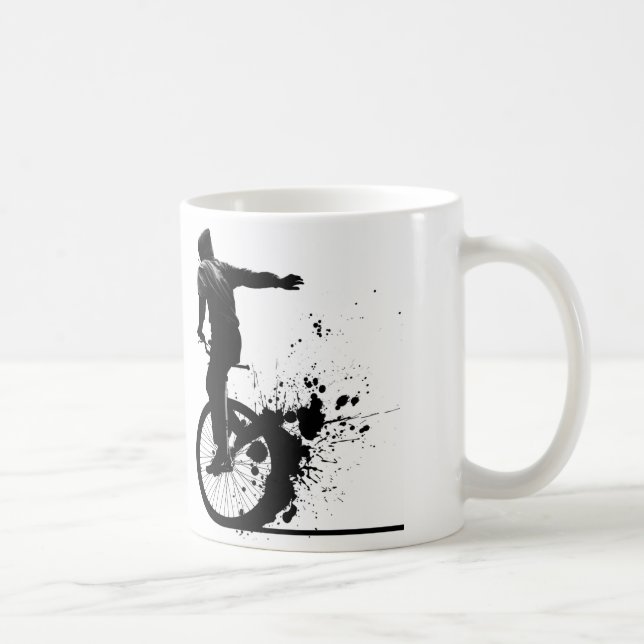 Taza De Café Unicycle urbano (Derecha)