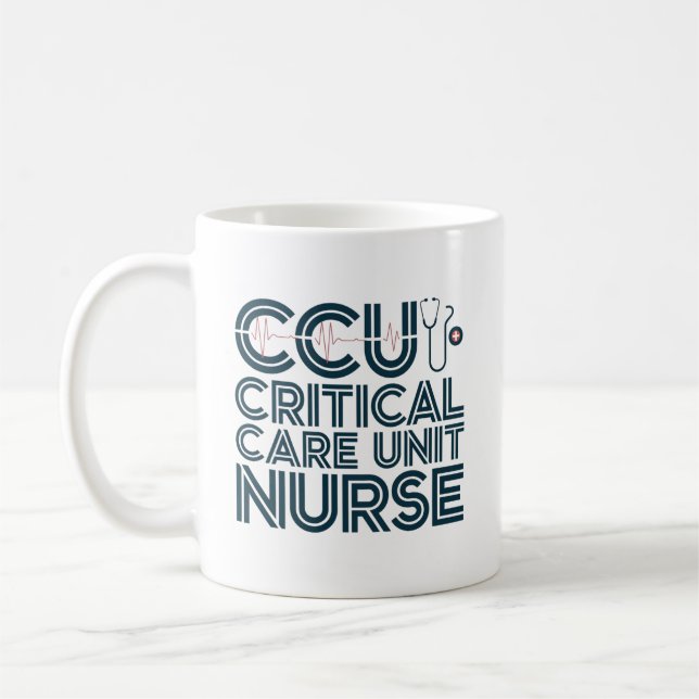 Taza De Café Unidad de atención crítica de enfermería (Izquierda)