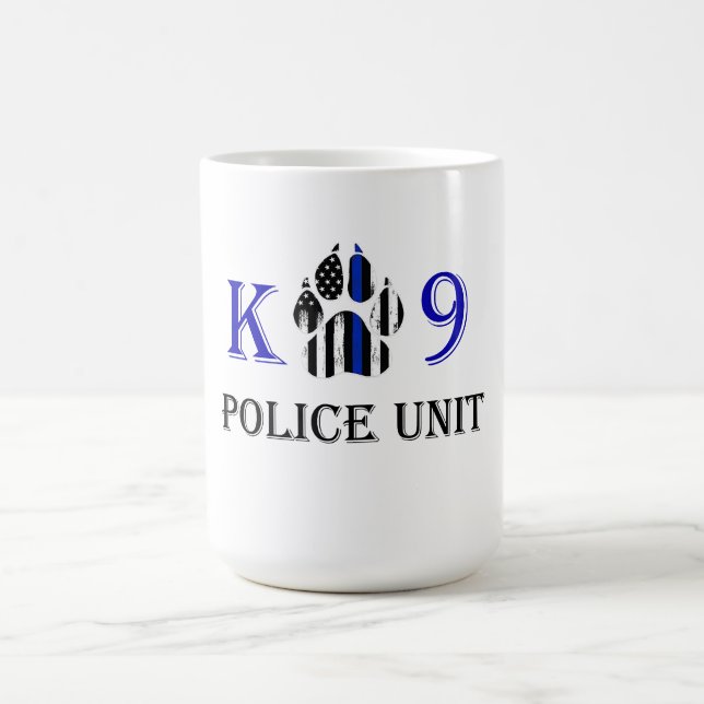 Taza De Café Unidad de policía K9 (Centro)
