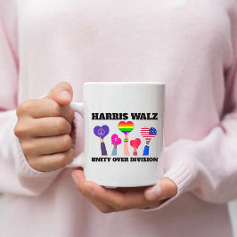 Taza De Café Unidad sobre la División Kamala Harris Tim Walz