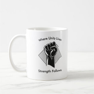 Taza De Café Unidad y Fuerza Inspiradora