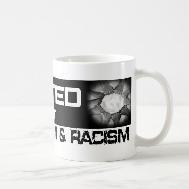 Taza De Café Unido contra sionismo (Derecha)