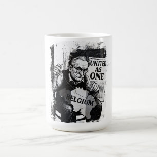 Taza De Café Unidos como uno - Bélgica Unidad Mug