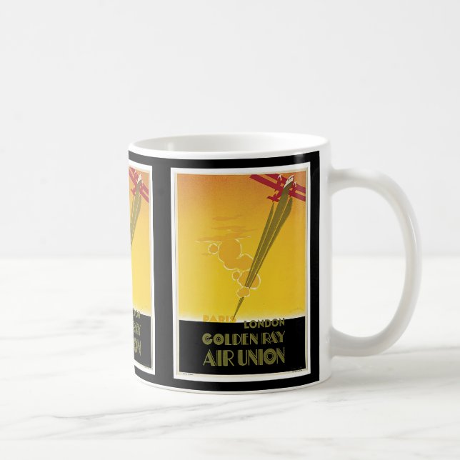 Taza De Café Unión Aérea Golden Ray (Derecha)
