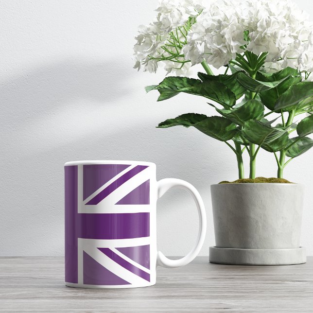 Taza De Café Unión de Bandera Británica Púrpura Jack Souvenir (Subido por el creador)