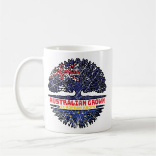 Taza De Café Unión Europea Europa Europa Australia Árbol austra