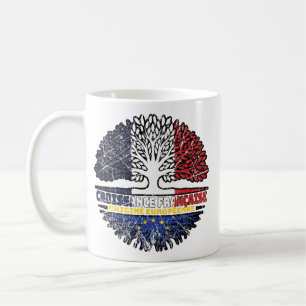 Taza De Café Unión Europea Europa Europa Francia Francia Roots 