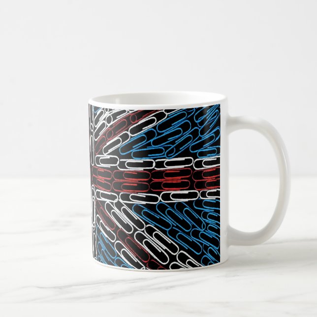 Taza De Café Union Jack de Paperclips (Derecha)