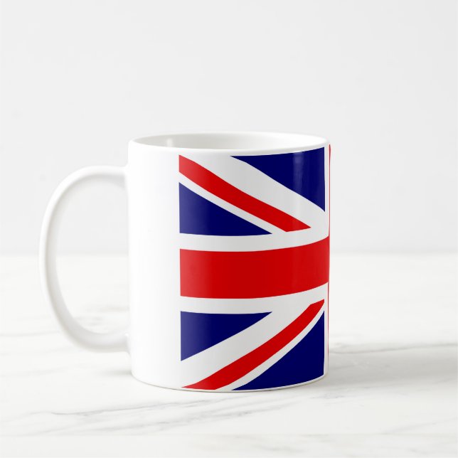 TAZA DE CAFÉ UNION JACK - LA BANDERA BRITÁNICA (Izquierda)
