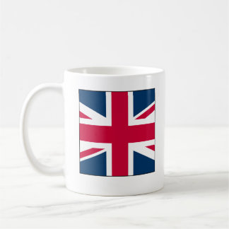 Taza De Café Union Jack Mug with Large Square Design