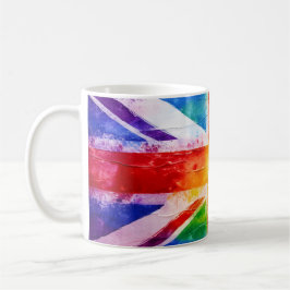 Taza De Café Union Jack Rainbow Mug