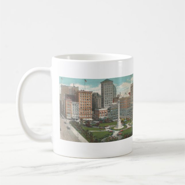 Taza De Café Union Square 1931, San Francisco, California (Izquierda)