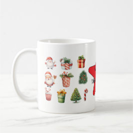 Taza De Café Unique festive  modern christmas holiday 