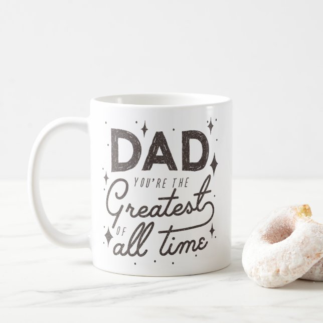 Taza De Café Unique Grown Quotes For Father's Day (Con donut)