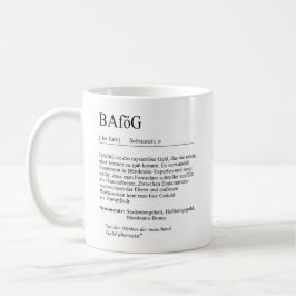Taza De Café Unispruch "BAföG" Geschenk, Studenten