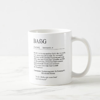 Taza De Café Unispruch "BAföG" Geschenk, Studenten