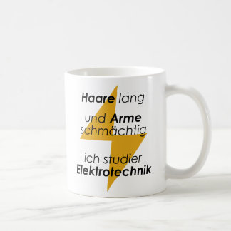 Taza De Café Unispruch "Haare lang, Arme schmächtig" Studenten
